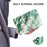 For Lenovo Legion Y700 (2025) Leather Case Pattern Printed Stand Tablet Cover with Card Slots - Jade Flower - 5