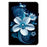 For Lenovo Tab M11 TB-330FC  /  Xiaoxin Pad 11 2024 TB-331FC Leather Case Pattern Printed Stand Tablet Cover with Card Slots - Black Orchid - 7