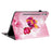 For Lenovo Tab P12 Leather Case Pattern Printed Stand Tablet Cover with Card Slots - Pink Butterfly - 4