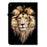 For Lenovo Tab M10 Plus (3rd Gen) Leather Case Pattern Printed Stand Tablet Cover with Card Slots - Lion Head - 6