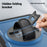 For iPad (2025)  /  10.9 (2022) Case Kickstand PC + TPE Tablet Cover with Hand Strap and Shoulder Strap - Navy Blue - 5