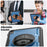 For iPad (2025)  /  10.9 (2022) Case Kickstand PC + TPE Tablet Cover with Hand Strap and Shoulder Strap - Navy Blue - 6