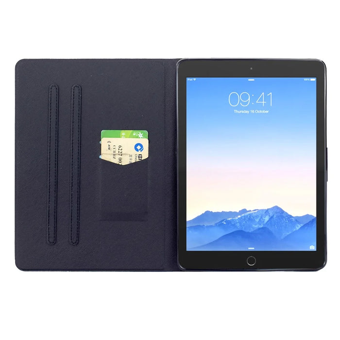 Stand Case for iPad 9.7-inch (2018) / (2017) / Air 2 / Air (2013) Pattern Printing Tablet Leather Cover with Auto Wake / Sleep - Dog - 2