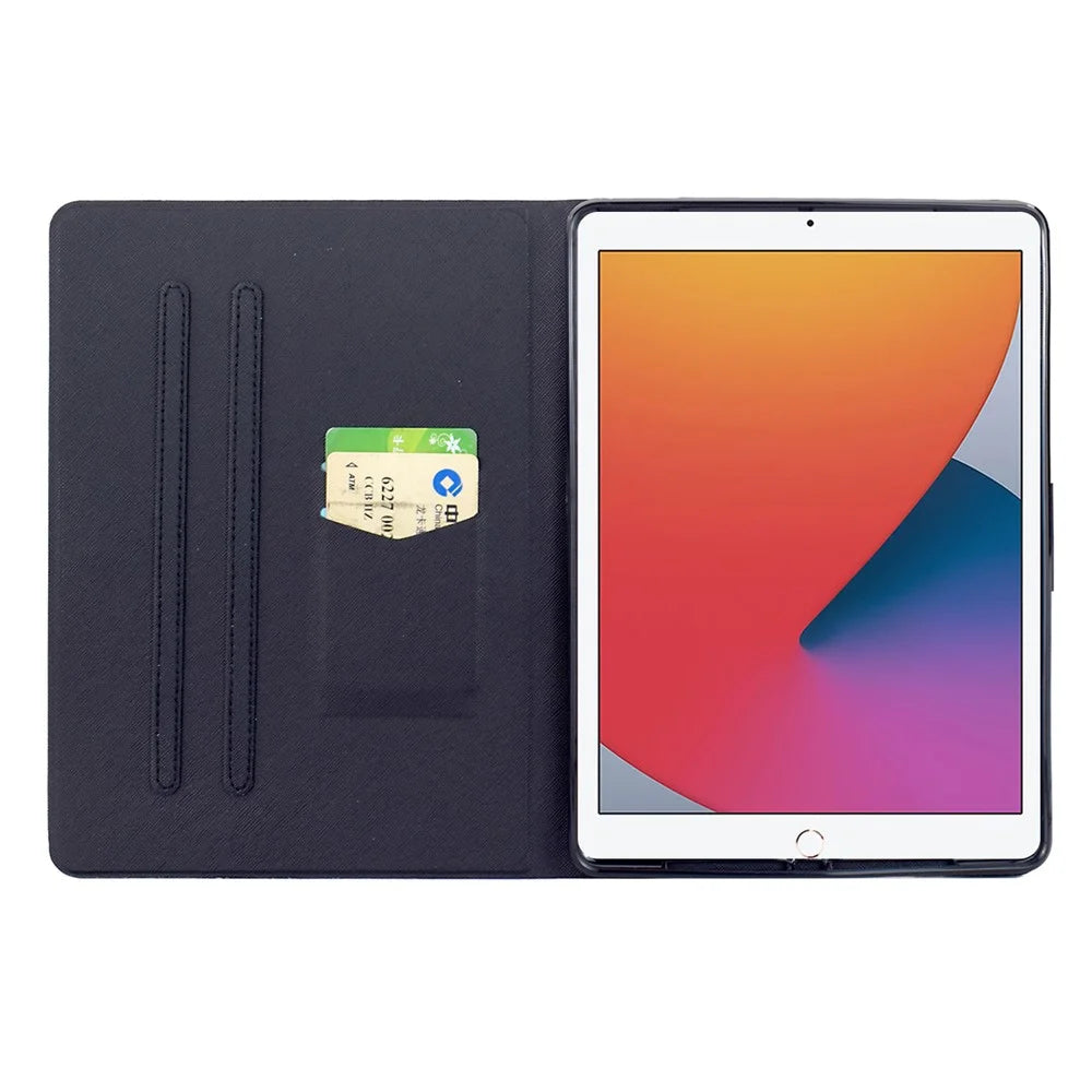 Stand Case for iPad 10.2 (2020) / (2019) / Air 10.5 inch (2019) Pattern Printing Tablet Leather Cover with Auto Wake / Sleep - Dog - 2