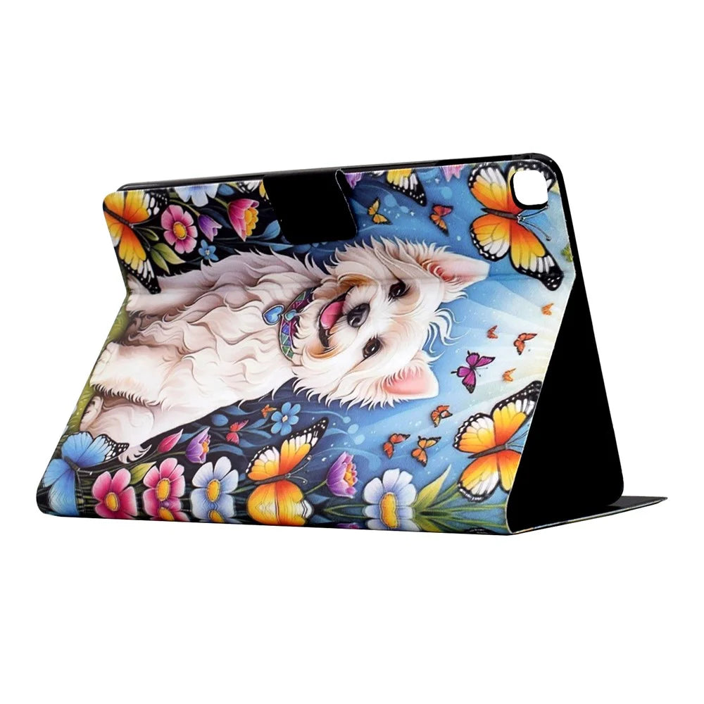 Stand Case for iPad 10.2 (2020) / (2019) / Air 10.5 inch (2019) Pattern Printing Tablet Leather Cover with Auto Wake / Sleep - Dog - 4