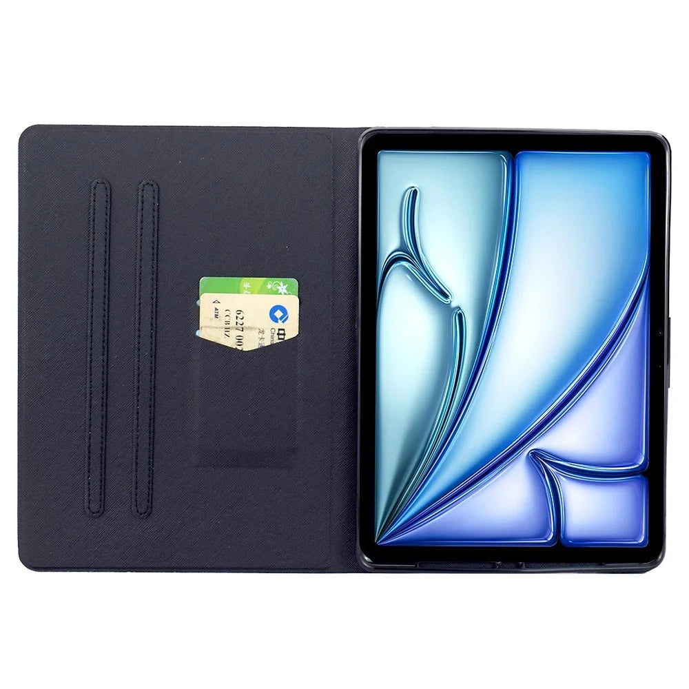 Stand Case for iPad Air 11 (2026) / (2025) / (2024) / Air (2022) / (2020) / Pro 11 (2022) / (2021) / (2020) / (2018) Tablet Leather Cover - Dog - 2