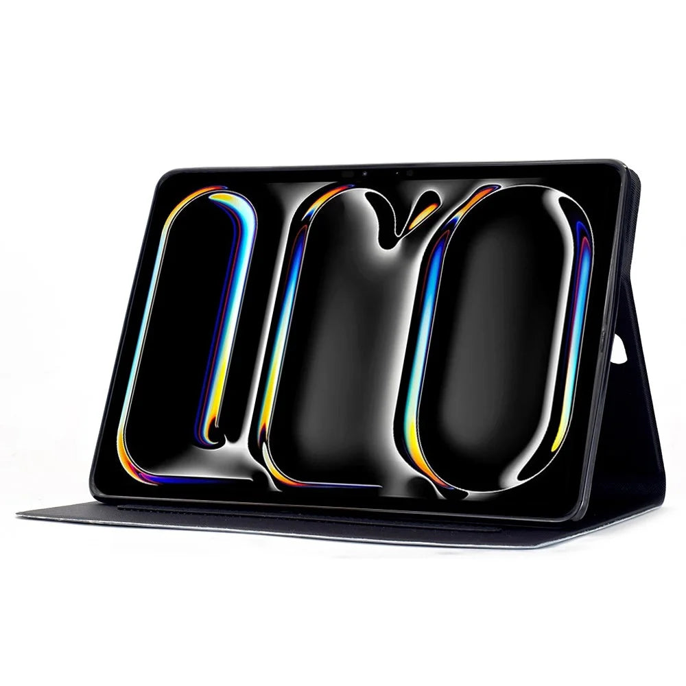 For iPad Pro 11 (2025) / (2024) Stand Case Pattern Printing Tablet Leather Cover with Auto Wake / Sleep - Dog - 3