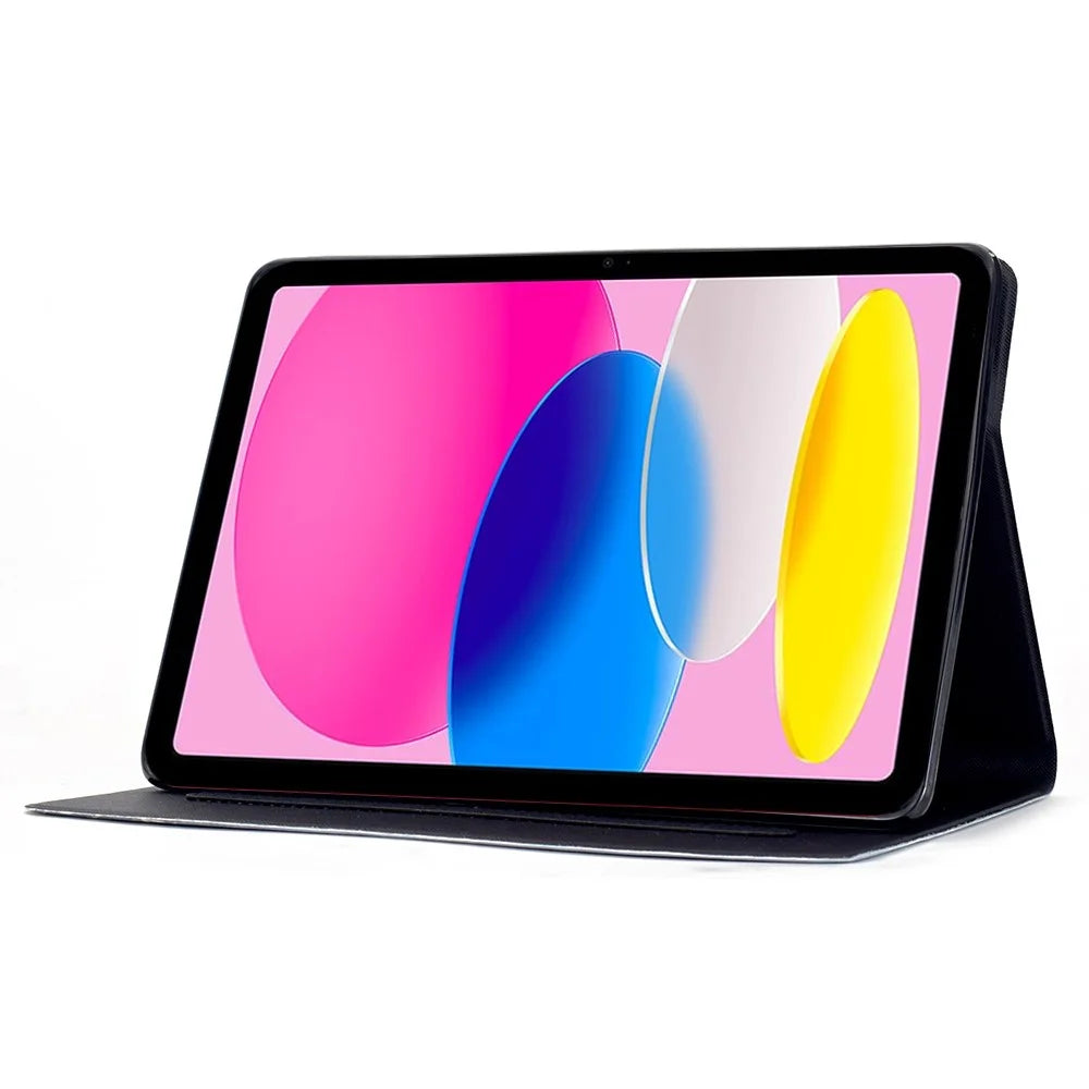 Stand Case for iPad (2025) / iPad 10.9 (2022) Pattern Printing Tablet Leather Cover with Auto Wake / Sleep - Dog - 3