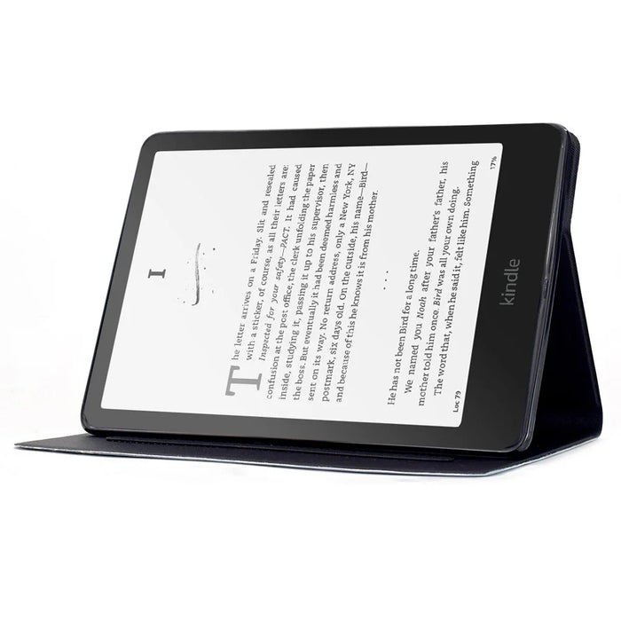 For Amazon Kindle Paperwhite 6 (2024) Stand Case Pattern Printing Tablet Leather Cover with Auto Wake / Sleep - Nebula - 3