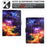 For Amazon Kindle Paperwhite 6 (2024) Stand Case Pattern Printing Tablet Leather Cover with Auto Wake / Sleep - Nebula - 5