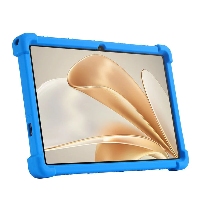 For Teclast M50 Plus / BMAX Maxpad I10 Plus Silicone Case with Kickstand Rugged Protective Cover - Dark Blue - 5