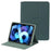 Universal 9 - 10 inch Case Adjustable Stand Shockproof Leather + Silicone Tablet Cover - Green - 1