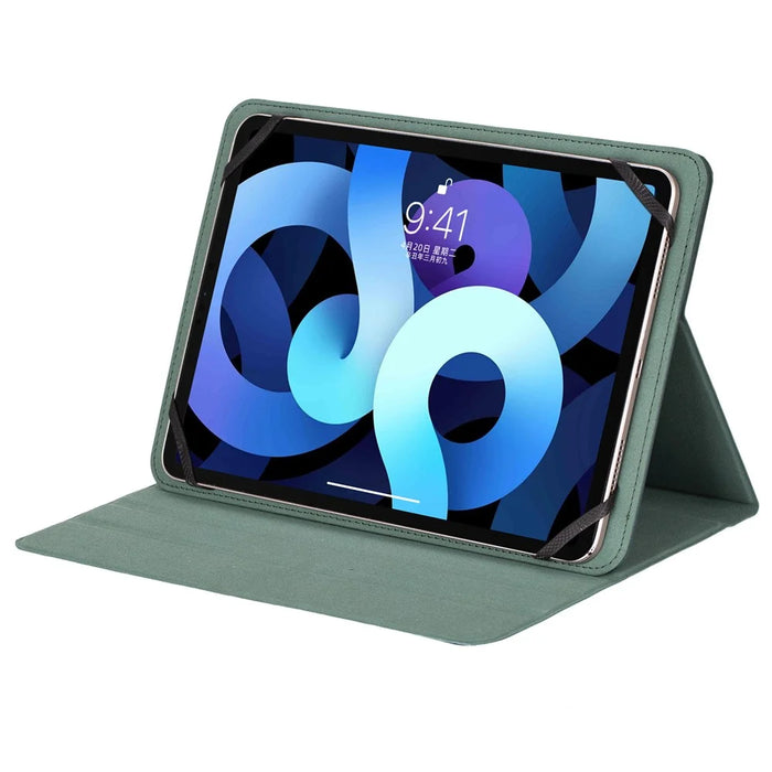 Universal 9 - 10 inch Case Adjustable Stand Shockproof Leather + Silicone Tablet Cover - Green - 2