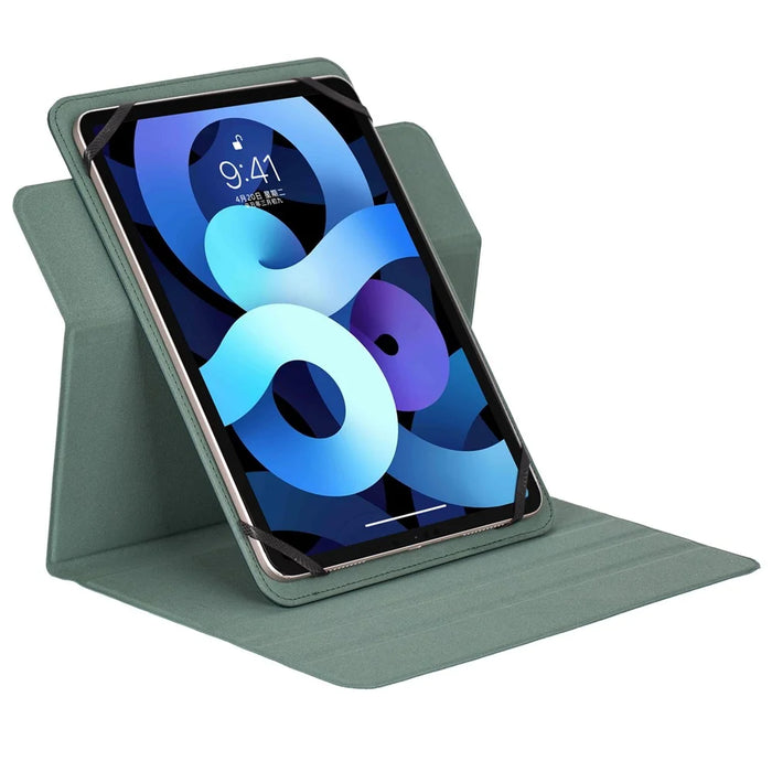 Universal 9 - 10 inch Case Adjustable Stand Shockproof Leather + Silicone Tablet Cover - Green - 3