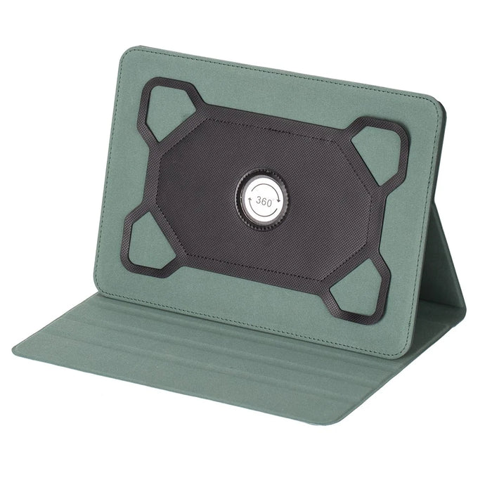 Universal 9 - 10 inch Case Adjustable Stand Shockproof Leather + Silicone Tablet Cover - Green - 4