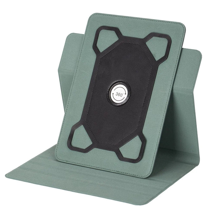 Universal 9 - 10 inch Case Adjustable Stand Shockproof Leather + Silicone Tablet Cover - Green - 5