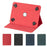 For 7-8 Inches Universal Tablet Case Protective Cover PU Leather Stand Folio Case - Red - 7