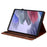 For Samsung Galaxy Tab A7 Lite 8.7-inch (T220  /  T225) Leather Case Heart Imprint Foldable Stand Card Slot Stylus Holder Tablet Cover - Brown - 3