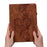 For iPad mini (2024)  /  (2021) Leather Case Heart Imprint Foldable Stand Card Slot Stylus Holder Tablet Cover - Brown - 6