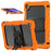 For Lenovo Tab 10.1 (2025) TB-311XU  /  Tab TB311FU Case Kickstand PC + Silicone Shockproof Tablet Cover with Shoulder Strap - Orange - 1