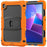 For Lenovo Tab 10.1 (2025) TB-311XU  /  Tab TB311FU Case Kickstand PC + Silicone Shockproof Tablet Cover with Shoulder Strap - Orange - 2