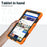 For Lenovo Tab 10.1 (2025) TB-311XU  /  Tab TB311FU Case Kickstand PC + Silicone Shockproof Tablet Cover with Shoulder Strap - Orange - 4