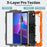 For Lenovo Tab 10.1 (2025) TB-311XU  /  Tab TB311FU Case Kickstand PC + Silicone Shockproof Tablet Cover with Shoulder Strap - Orange - 5