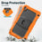 For Lenovo Tab 10.1 (2025) TB-311XU  /  Tab TB311FU Case Kickstand PC + Silicone Shockproof Tablet Cover with Shoulder Strap - Orange - 6