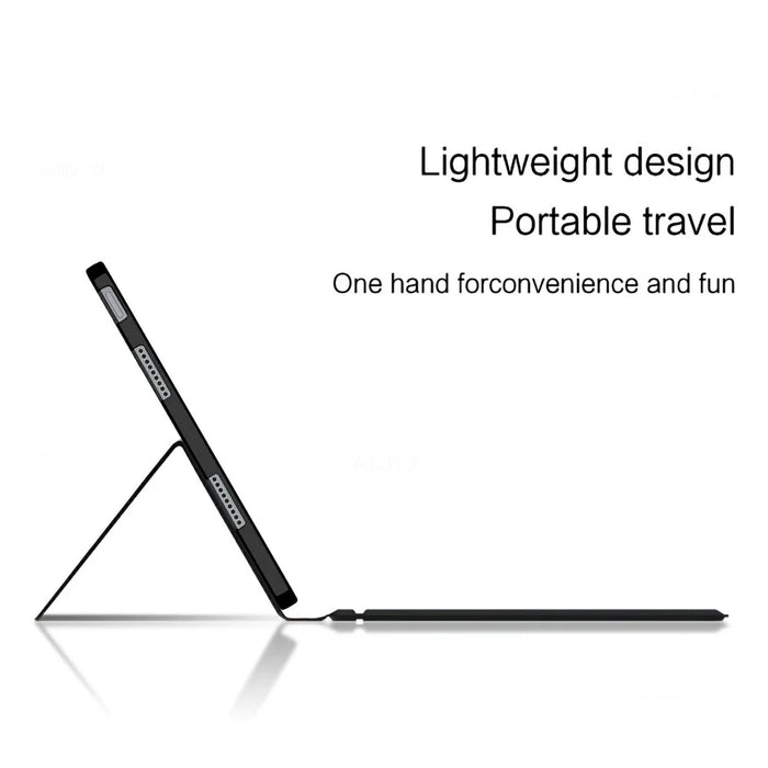 For Lenovo Idea Tab Pro /  Xiaoxin Pad Pro 12.7 (2025) Leather Case + Touchpad Bluetooth-Compatible Keyboard (without Backlit) - 4