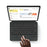 For Lenovo Idea Tab Pro /  Xiaoxin Pad Pro 12.7 (2025) Leather Case + Touchpad Bluetooth-Compatible Keyboard (without Backlit) - 5