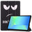 For Samsung Galaxy Tab S10 Lite / S10 FE / S9 FE Case Pattern Print Leather Stand Tablet Cover - Don't Touch Me - 1