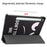 For Samsung Galaxy Tab S10 Lite / S10 FE / S9 FE Case Pattern Print Leather Stand Tablet Cover - Don't Touch Me - 5