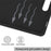 For Samsung Galaxy Tab S10 Lite / S10 FE / S9 FE Stand Case Shock-Absorbent Leather Tablet Cover with Pen Slot - Black - 6
