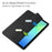 For Samsung Galaxy Tab S10 Lite / S10 FE / S9 FE Case Clear Acrylic Leather Tablet Cover Support Auto Sleep / Wake - Black - 5