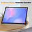 For Samsung Galaxy Tab S10 FE+ Case Pattern Print Leather Stand Tablet Cover - Graffiti - 6