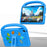 For Lenovo Tab 10.1 (2025) TB-311XU  /  Tab TB311FU Kickstand Case Cartoon Design Anti-Drop EVA+PC Tablet Cover with Strap for Kids - Blue - 5