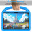 For Lenovo Tab 10.1 (2025) TB-311XU  /  Tab TB311FU Kickstand Case Cartoon Design Anti-Drop EVA+PC Tablet Cover with Strap for Kids - Blue - 6