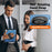 For iPad Air 13 (2026) / (2025) / (2024) Case Kickstand PC TPE Tablet Cover with Hand Strap - Navy Blue - 6