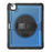 For iPad Air 13 (2026) / (2025) / (2024) Case Kickstand PC + TPE Tablet Cover with Hand Strap and Shoulder Strap - Navy Blue - 2