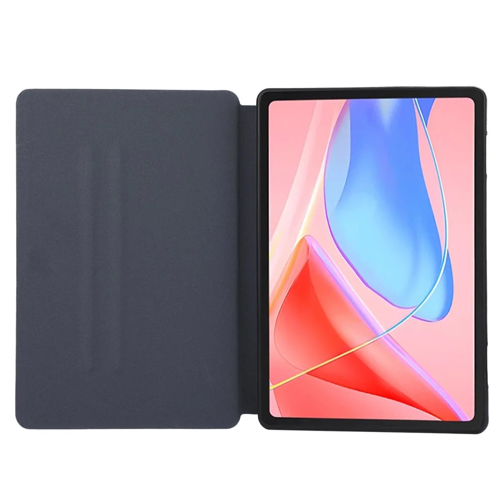For Lenovo Tab 10.1 (2025) TB-311XU  /  Tab TB311FU Shockproof Case PU Leather Tablet Cover with Stand - Blue - 2