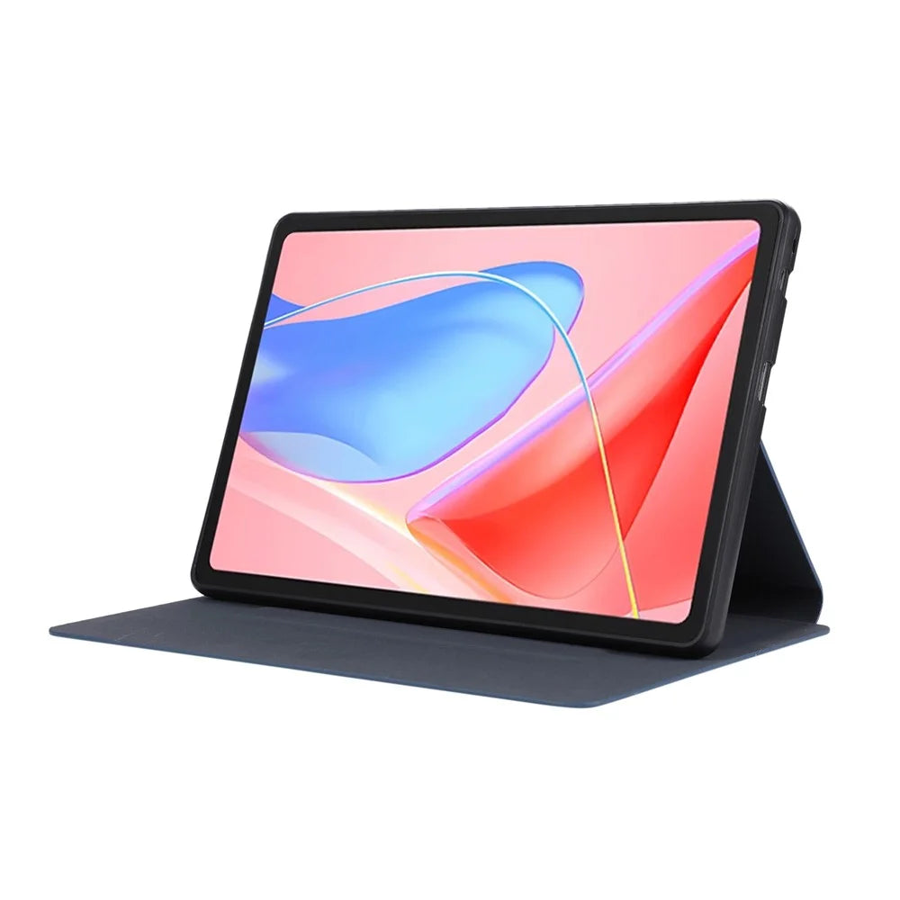 For Lenovo Tab 10.1 (2025) TB-311XU  /  Tab TB311FU Shockproof Case PU Leather Tablet Cover with Stand - Blue - 3