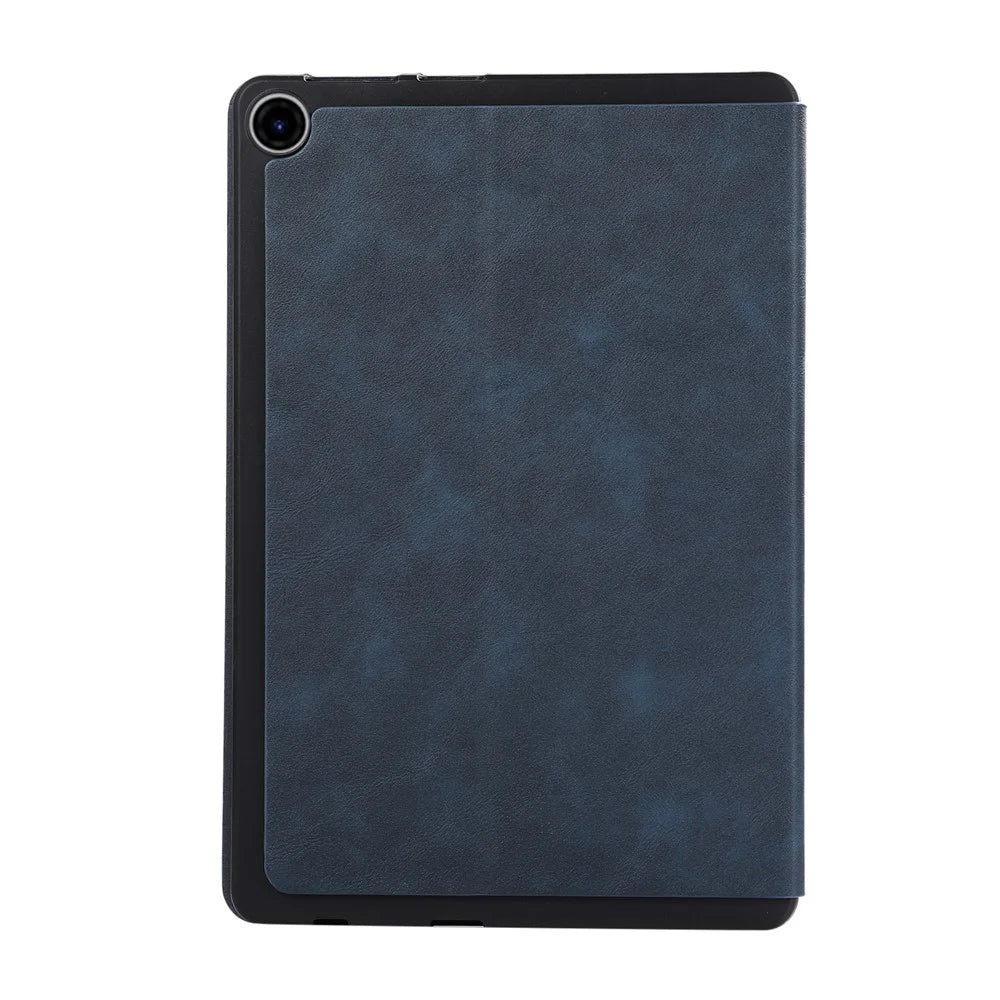 For Lenovo Tab 10.1 (2025) TB-311XU  /  Tab TB311FU Shockproof Case PU Leather Tablet Cover with Stand - Blue - 7