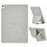 For iPad mini (2024)  /  (2021) Case TPU PU Leather Kickstand Tablet Cover - Grey - 1