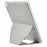 For iPad mini (2024)  /  (2021) Case TPU PU Leather Kickstand Tablet Cover - Grey - 2