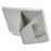 For iPad mini (2024)  /  (2021) Case TPU PU Leather Kickstand Tablet Cover - Grey - 3