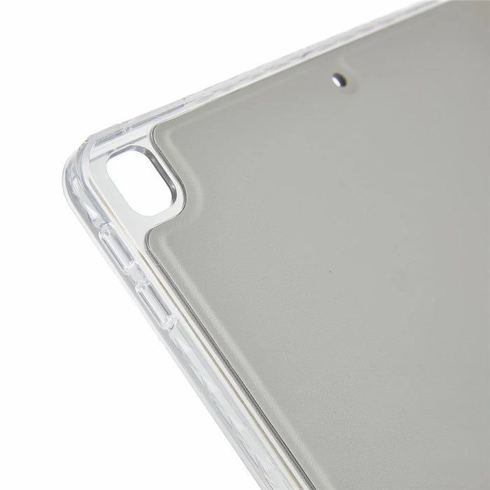 For iPad mini (2024)  /  (2021) Case TPU PU Leather Kickstand Tablet Cover - Grey - 7