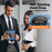 For iPad mini (2024)  /  (2021) Case Kickstand PC TPE Tablet Cover with Hand Strap - Navy Blue - 6