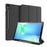 DUX DUCIS For Samsung Galaxy Tab S10 FE+ Case  Domo Series Tri-fold Stand PU Leather Tablet Cover - Black - 1