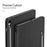 DUX DUCIS For Samsung Galaxy Tab S10 FE+ Case  Domo Series Tri-fold Stand PU Leather Tablet Cover - Black - 5