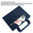 For Universal 8 inch Tablet Case with Handle / Zipper Pouch PU Leather Shockproof Cover - Sapphire - 5